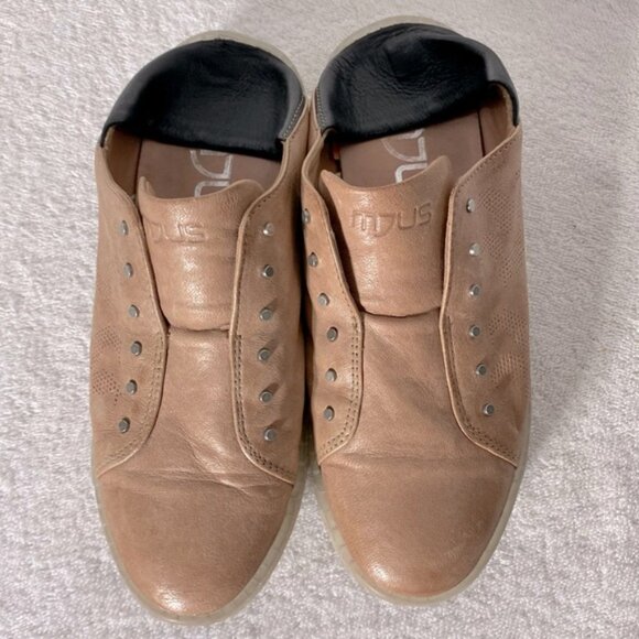 Mjus Made In Italy Pink Leather Slip On Sneakers 36 - Picture 2 of 15